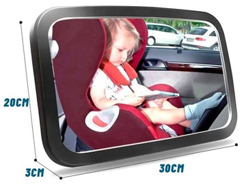 АВТОЗЕРКАЛО ДЛЯ НАБЛЮДЕНИЯ ЗА РЕБЕНКОМ ВО ВРЕМЯ ПУТЕШЕСТВИЯ В МАШИНЕ