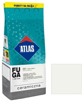 ATLAS FUGA CERAMICZNA CIEPŁY BIAŁY 201 5KG