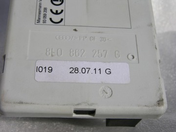 НАСОС ЦЕНТРАЛЬНОГО ЗАМКА AUDI A3 A4 A6 8L0862257G