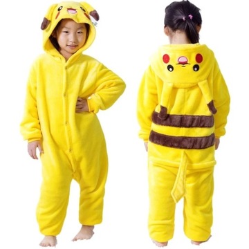 PIŻAMA PIKACHU POKEMON DLA DZIECKA STRÓJ DO SPANIA