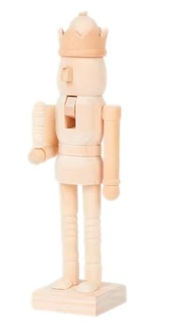 Figurka do malowania DZIADEK DO ORZECHÓW 25cm z drewna