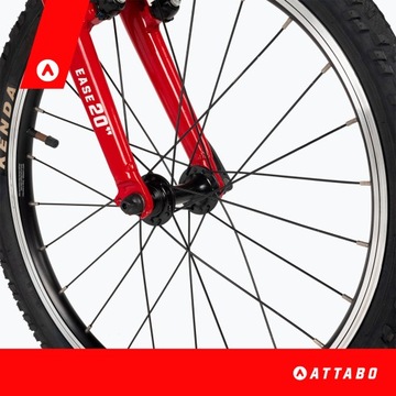 Attabo ext bike red 20 дюймов легкий алюминиевый велосипед