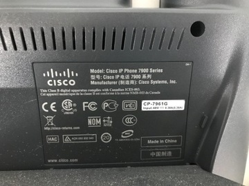 CISCO 7961G - VOIP-ТЕЛЕФОН - SCCP