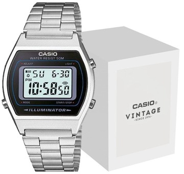 Zegarek CASIO Vintage PRZEBÓJ LAT 80 na stalowej bransolecie