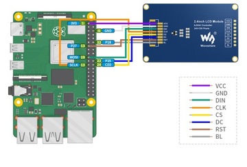 ЖК-дисплей 2,4 дюйма ILI9341 SPI RPI Arduino STM32