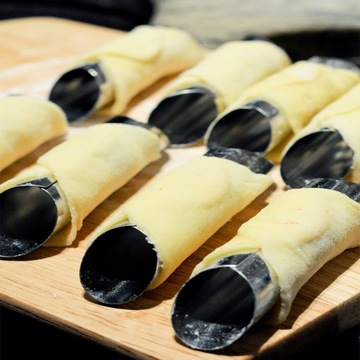 FOREMKI RURKI FORMA DO CIASTEK RUREK Z KREMEM CANNOLI OPIEKACZ 5 szt #15