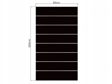 PANEL SLATWALL SPACEWALL 50x160cm RÓŻNE KOLORY b1