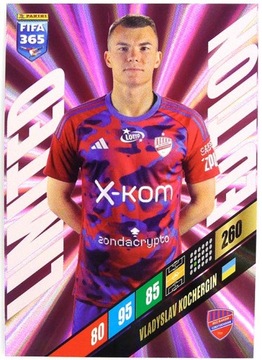Vladyslav Kochergin - karta LIMITED - FIFA 365 2024 - RAKÓW CZĘSTOCHOWA