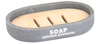 MYDELNICZKA POJEMNIK NA MYDŁO SZARA DAKAR