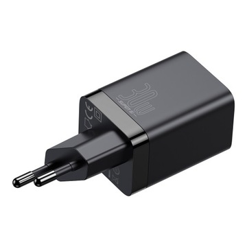 Настенное зарядное устройство BASEUS USB A + Type C, 30 Вт