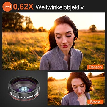 Набор объективов для телефона Selvim 4 в 1. ШТАТИВ