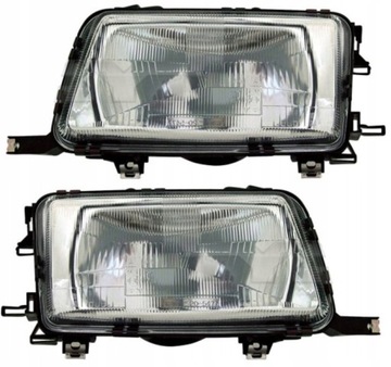 KOMPLET LAMP PRZEDNICH REFLEKTOR AUDI 80 B4 91-96