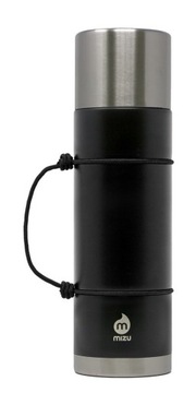 TERMOS TURYSTYCZNY z kubkiem MIZU D7 BLACK 0,67L