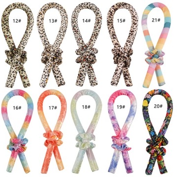 Безнагревательные щипцы для завивки локонов с повязкой на голову, ленивые локоны