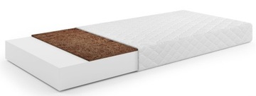 Materac 160x200x15 cm! KOKOS POKROWIEC