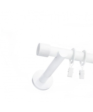 СОВРЕМЕННЫЙ ОДИНАРНЫЙ БЕЛЫЙ КАРДИН, FI 19мм, 300см