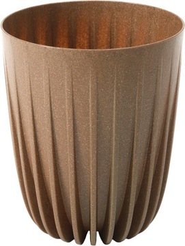 Doniczka MIRA ECO wood 25 h29,7 - Naturalne drewno
