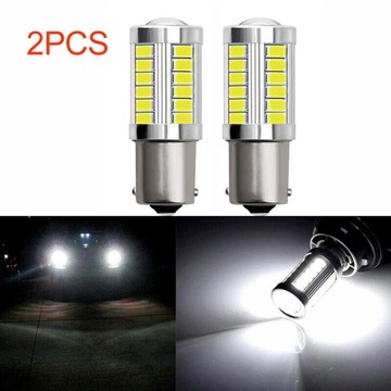 2X 1156 P21W BA15S 382 Светодиодные ДХО заднего хода, боковые повороты