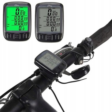 ВЕЛОСИПЕДНЫЙ СЧЕТЧИК ВОДОСТОЙКИЙ ЖК-СПИДОМЕТР ДЛЯ ВЕЛОСИПЕДА 27 ФУНКЦИЙ
