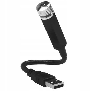 PROJEKTROR DO SAMOCHODU USB LED 2 KOL