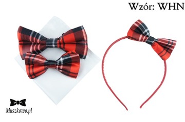 Zestaw Szelki męskie i dziecięce w paski + muszki
