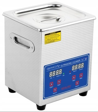 Ультразвуковой очиститель 2л, ванна, косметический стерилизатор, мойка деталей, цифровой