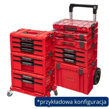 Organizer 45x36x11cm 8 pojemników Qbrick System PRO 300 RED Ultra HD ORGQPR
