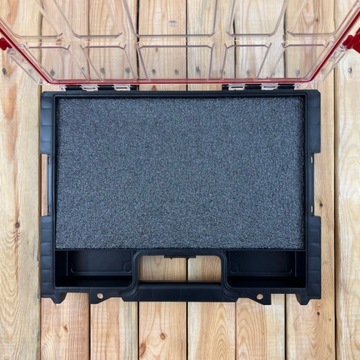 Вставка из пенопласта ГРАФИТ-КРАСНЫЙ для органайзера Qbrick System Pro Organizer 200