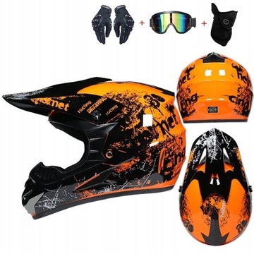 Kask MTB Fullface Motocrossowy Off-Road Endur