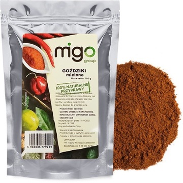 GOŹDZIKI MIELONE 100g, aromatyczne - MIGOgroup