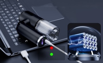 АККУМУЛЯТОРНЫЙ АВТОМОБИЛЬНЫЙ ПЫЛЕСОС РУЧНОЙ МОЩНЫЙ 16000Па