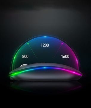 БЕСШУМНАЯ БЕСПРОВОДНАЯ МЫШЬ ДЛЯ НОУТБУКА 2.4G BT5.1