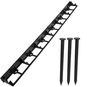 TRAWNIKOWE OBRZEŻE 4,5CM + 3 KOTWY OGRODOWE OBRZEŻA PALISADA ECO BORDER 1M