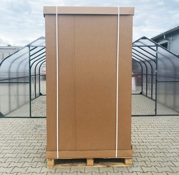 ПОЛИКАРБОНАТ ТЕПЛИЧНЫЙ ТОННЕЛЬ 10М2 250Х400 ПТФ ПОЛЬША АЛЮМИНИЙ ГРАФИТ