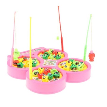 Battery Powered Musical Electric Fishing Game Kids