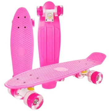 FISZKA СКЕЙТБОРД С ОСВЕЩЕНИЕМ КОЛЕСА СВЕТОДИОДНАЯ РЫБНАЯ ДОСКА ДЛЯ ДЕТЕЙ РЫБНАЯ ДОСКА