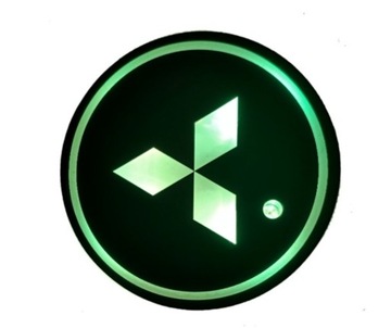 PODSTAWKA LED POD KUBEK NAPOJE Z LOGO MITSUBISHI