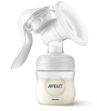 PHILIPS AVENT LAKTATOR RĘCZNY SZYBKI PRZENOŚNY SCF430/10 +AKCESORIA BUTELKA