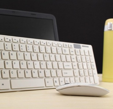 НАБОР БЕСШУМНОЙ БЕСПРОВОДНОЙ МЫШИ И КЛАВИАТУРЫ ТОНКАЯ МЫШЬ ДЛЯ ПК ДЛЯ НОУТБУК-ТВ