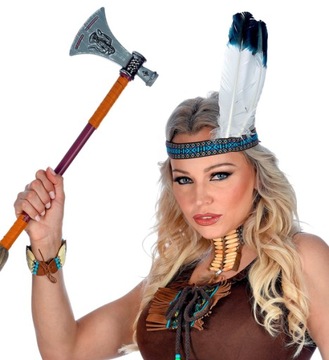 СИНЯЯ ПОВЯЗКА С ПЕРОМ ИНДИЙЦЫ ИНДИЙЦЫ