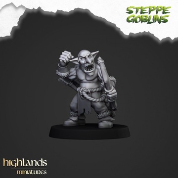 Степной гоблин с луками — 10 фигурок WHFB Warhammer Fantasy 9th Age