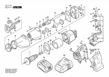 Щетки BOSCH GSA18V-Li GSA36 GKS18V-Li GKS18V-57