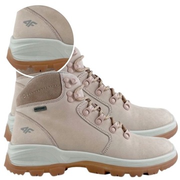 buty damskie trekkingowe zimowe sportowe wodoodporne 4f r. 36