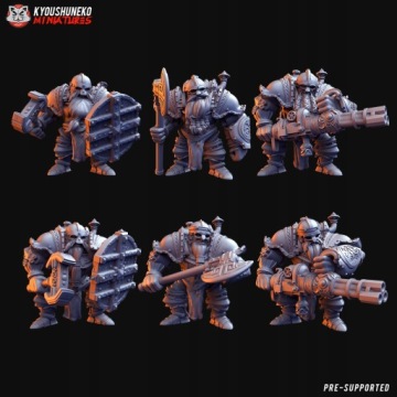Dwarf Steam Armor - Dwarven Holds - 6 szt.