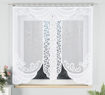 Ловец снов ПАНЕЛИ ГОТОВЫЕ БЕЛЫЕ ЖАККАРДОВЫЕ ШТОРЫ