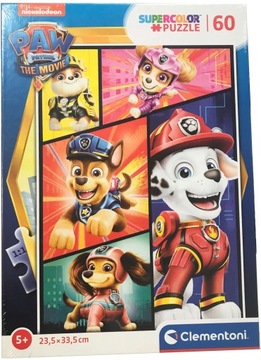 Puzzle Clementoni SUPER COLOR Puzzle 60 Super Kolor Psi Patrol 26105