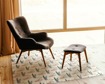 Floormat под схемой стула FIR ветвь 140x100 см