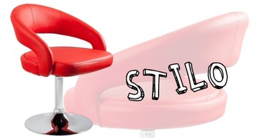 Табурет Stilo красный Уникальный