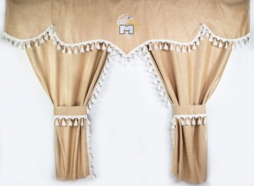 ZASŁONY SZYB FIRANY DO KABIN TIR MAN TGX KOMPLET