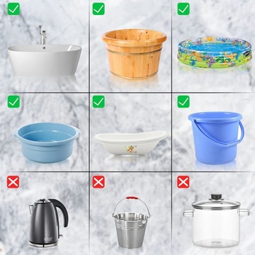 Нагреватель для бассейна, водонагреватель для ванны, бассейна, 2500 Вт + термометр от 0 до 45